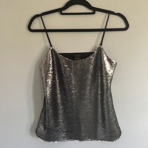 🎉HP🎉Ted Baker silver sequined top